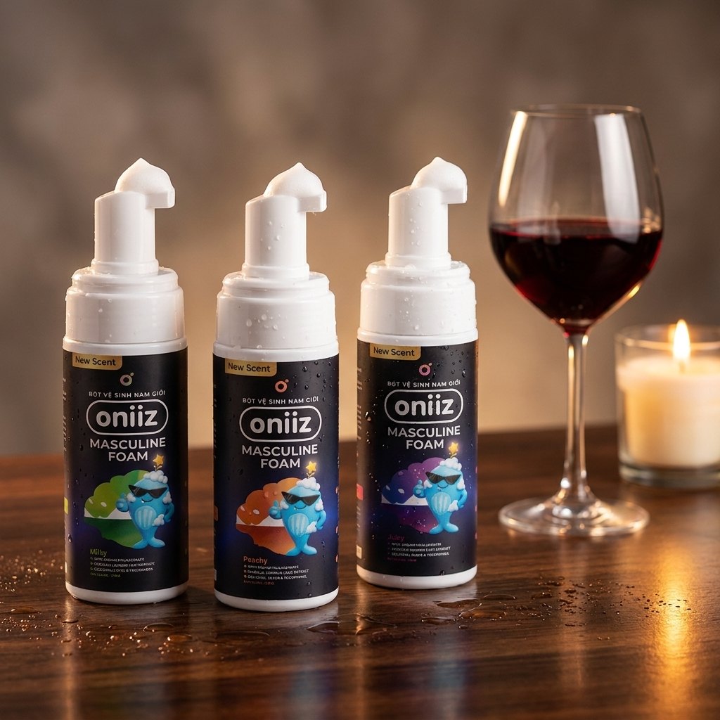 premium product photography of the three oniiz b